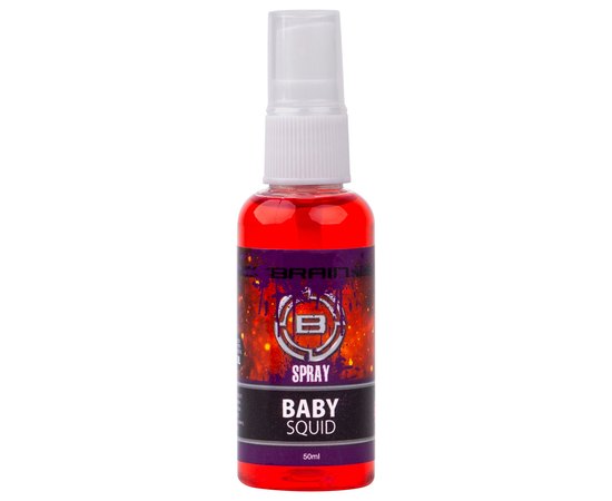 Спрей Brain F1 Baby Squid Кальмар 50ml (1858.03.73), Смак: Кальмар