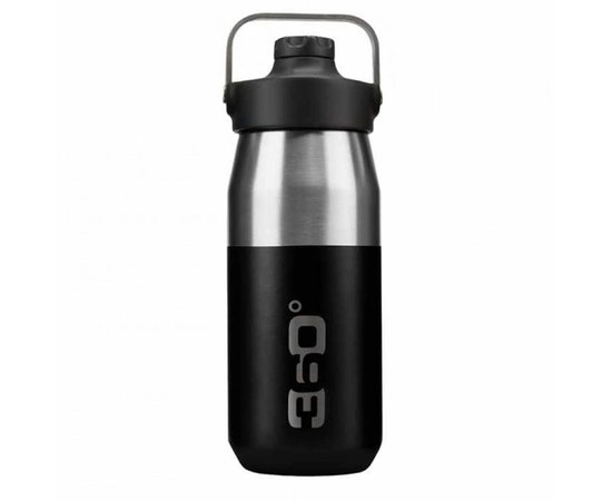 Термос 360° degrees Vacuum Insulated Stainless Steel Bottle with Sip Cap Black 550 ml (STS 360SSWINSIP550BLK), Цвет: Black