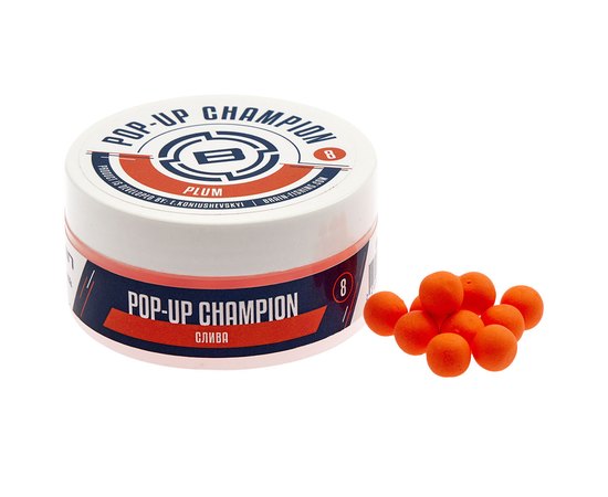 Бойли  Brain Champion Pop-Up Plum слива 10mm 34g (1858.21.46), Вкус : Слива