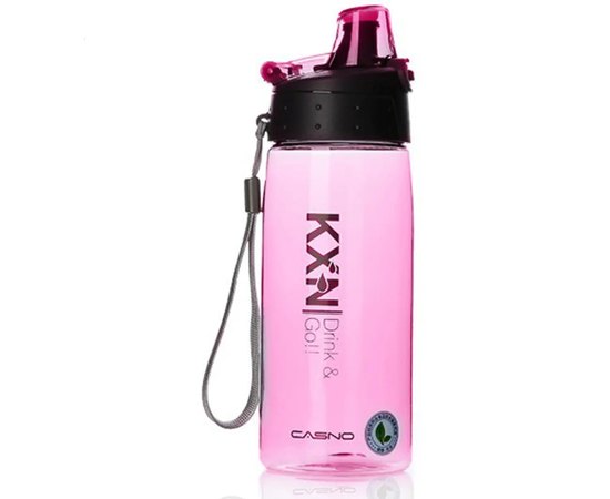 Бутылка для воды Casno 580 мл KXN-1179 Розовая (KXN-1179_Pink), Цвет: Pink