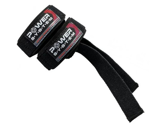 Лямки для тяги Power Straps PS-3400 Black/Red (PS-3400_Bl/Red), Колір: Black/Red