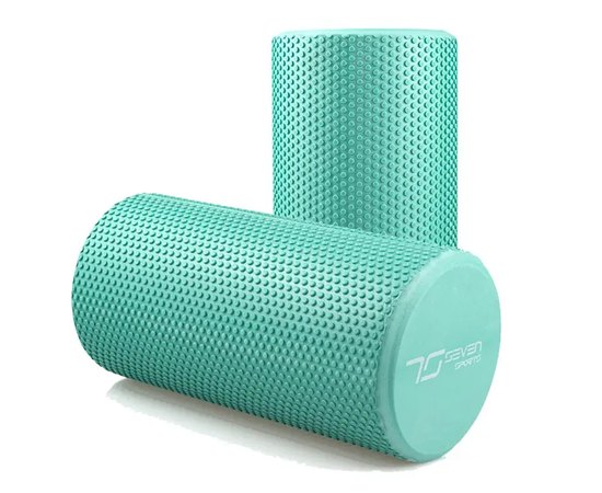 Массажный ролик 7SPORTS гладкий Foam Roller EVA мятный 30х15см (RO2-30 MINT), Цвет : Мятный