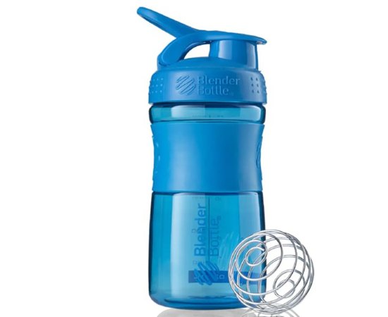 Шейкер спортивний BlenderBottle SportMixer 20oz/590ml Cyan (SM 20oz Cyan)