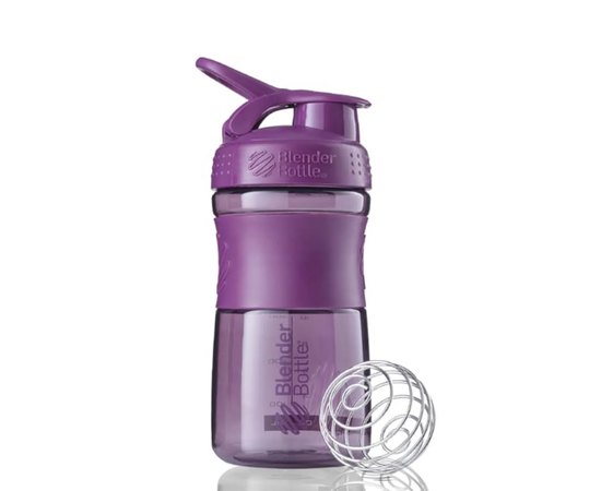 Шейкер спортивний BlenderBottle SportMixer Flip 20oz/590ml Plum (SM 20oz Plum), Колір: Violet