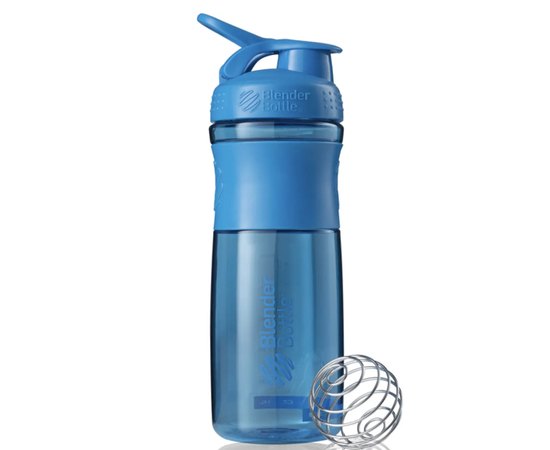 Шейкер спортивний BlenderBottle SportMixer Flip 28oz/820ml Cyan (SM 28oz Cyan), Колір: Cyan