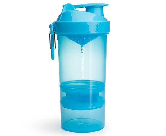 Шейкер спортивний SmartShake Original2GO 600ml Neon Blue (10560102), Колір: Neon Blue