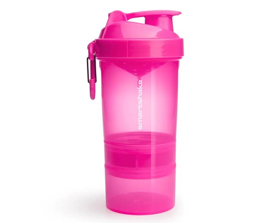 Шейкер спортивний SmartShake Original2GO 600ml Neon Pink (10560502), Колір: Neon Pink