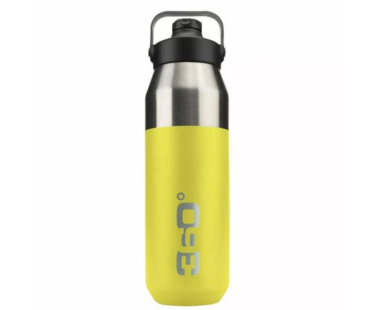 Термос 360° degrees Vacuum Insulated Stainless Steel Bottle with Sip Cap, Lime, 1 л (STS 360SSWINSIP1000LI), Цвет: Yellow