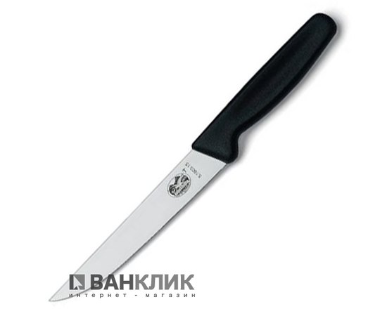 Нож кухонный Victorinox, черный, блистер 5.1803.15B