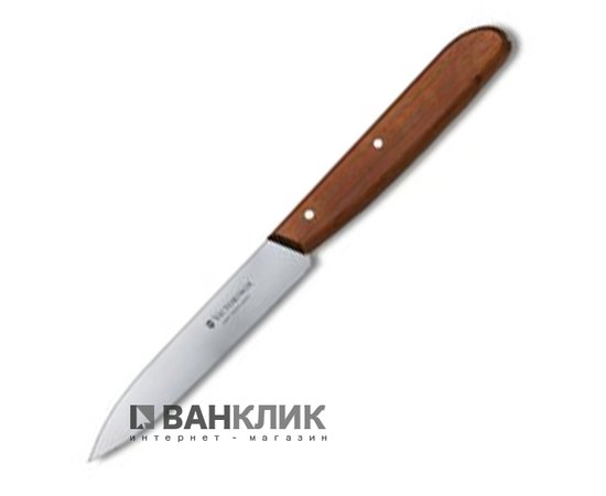 Нож кухонный Victorinox paring knife, деревянная ручка, в блистере 5.0609.S