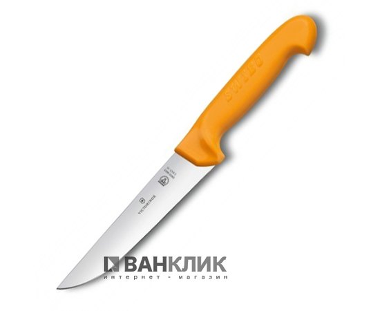 Нож кухонный Victorinox Swibo, Butcher, желтый, 14 см 5.8421.14