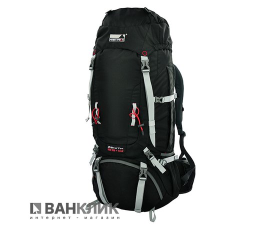 Рюкзак High Peak Zenith 55+10 (Black) 921778