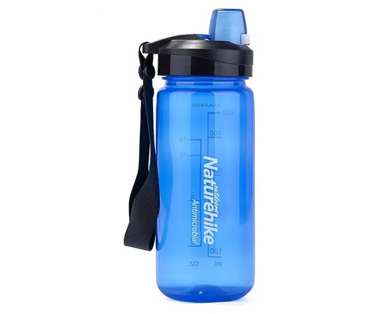 Пляшка для води Naturehike Sport bottle 0.5 л NH61A060-B Blue (6927595721148), Колір: Blue