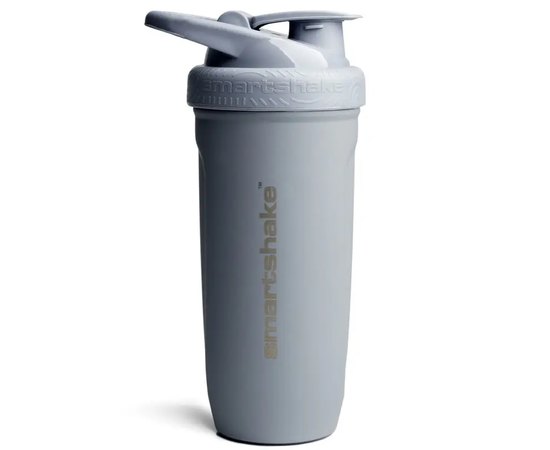 Шейкер спортивный SmartShake металлический Reforce Stainless Steel 30oz/900ml Gray (11150003), Цвет: Gray