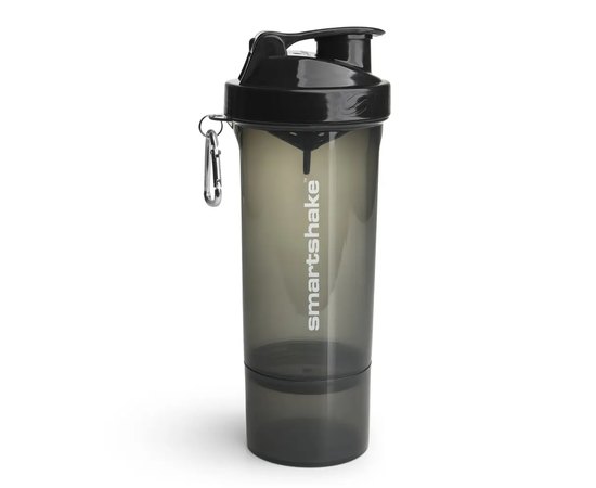 Шейкер спортивний SmartShake Slim 500ml Black (10253001), Колір: Black