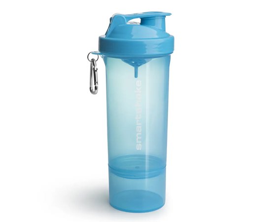 Шейкер спортивний SmartShake Slim 500ml Neon Blue (10253101), Колір: Neon Blue