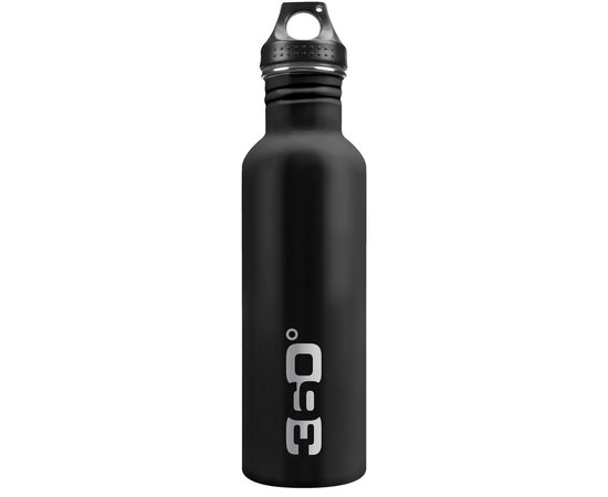 Бутылка для воды 360° degrees Stainless Steel Bottle Matte Black 750 ml (STS 360SSB750MTBK), Цвет: Black