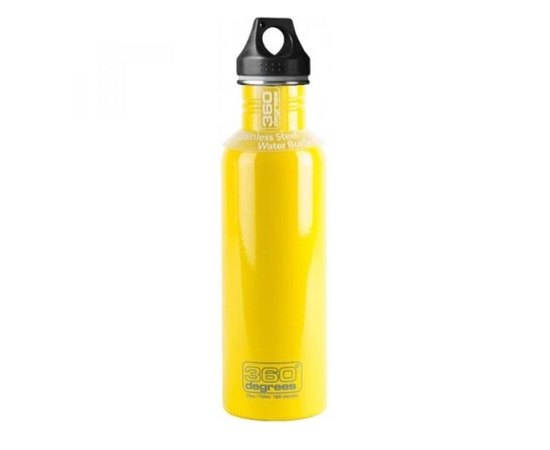 Пляшка для води 360° degrees Stainless Steel Bottle Yellow 750 мл (STS 360SSB750YLW), Колір: Yellow