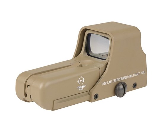 Коліматорний приціл Theta Optics TO552 Red Dot Sight Tan (20251)