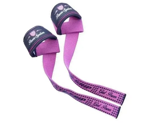 Лямки для тяги Power System PS-3420 G-Power Straps Pink (PS-3420_Pink), Цвет : Pink