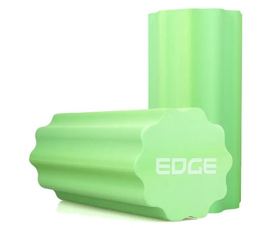 Масажний ролик EDGE профільований YOGA Roller EVA RO3-30 зелений 30х15см (ERO3-30 GREEN), Колір: Зелений