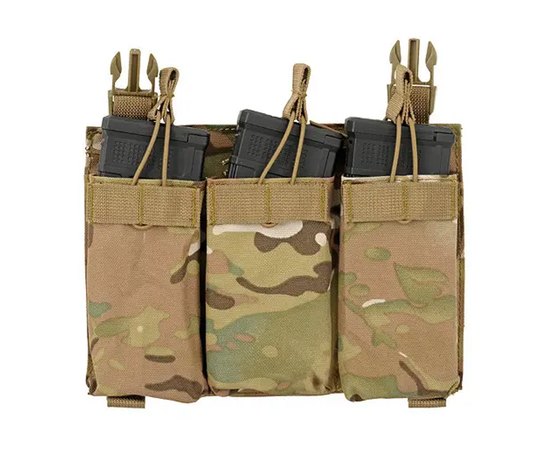 Подсумок 8Fields Premium Buckle Up Triple 5.56 Mag Pouch Multicam (24601)