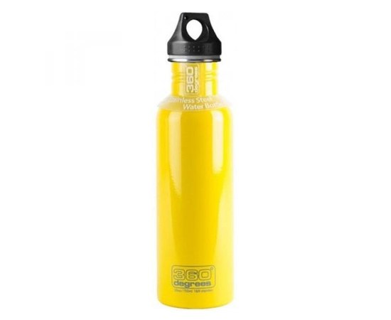 Бутылка для воды 360° degrees Stainless Steel Bottle Yellow 550 мл (STS 360SSB550YLW), Цвет: Yellow