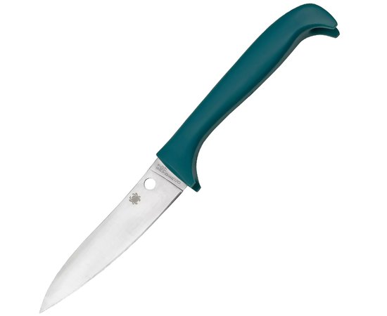 Кухонный нож Spyderco Counter Critter Blue (K21PBL), Тип режущей кромки: Гладкое лезвие