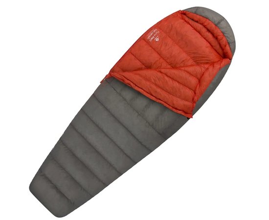 Спальный мешок Sea to Summit Flame FmIII (-4/-10°C), 183 см - Right Zip, Light Grey/Paprika (STS AFM3-WL)