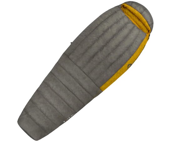 Спальний мішок Sea to Summit Spark SpII (4/-2°C), 198 см - Left Zip, Dark Grey/Yellow (STS ASP2-L), Повна довжина, см: 198 см