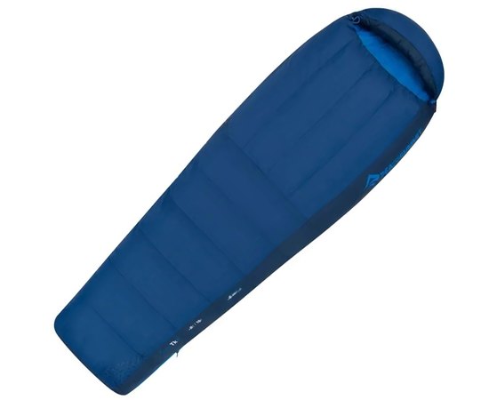 Спальный мешок Sea to Summit Trek TkIII Ultra Dry (-5/-11°C), 183 см - Left Zip, Blue (STS ATK3-R700L-UD)