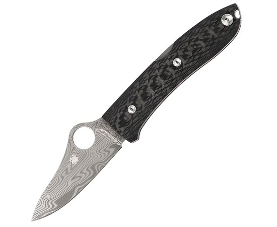 Карманный нож Spyderco SpyOpera Carbon Fiber Damasteel Thor (C255CFPD)