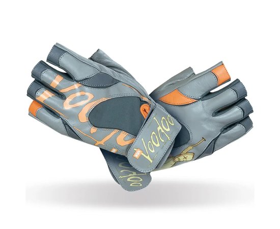 Перчатки для фитнеса MadMax MFG-921 Voodoo Light grey/orange M (MFG-921-ORG_M), Размер: M