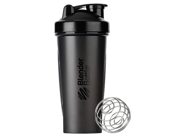 Шейкер спортивний BlenderBottle Original Classic 28oz/820ml Black (Classic 28oz Black), Колір: Black