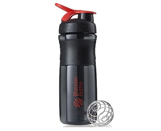 Шейкер спортивный BlenderBottle SportMixer Flip 28oz/820ml Black/Red (SM 28oz Black/Red), Цвет: Black/Red