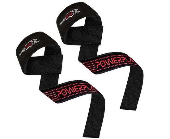 Лямки для тяги Power System 7064 Black/Red (PP_7064_Black), Колір: Black/Red