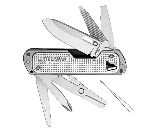 Мультитул Leatherman Free T4 832686, Колір: Stainless Steel