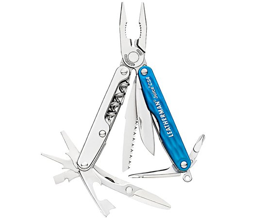 Мультитул Leatherman Juice CS4- Columbia Blue 831986, Колір: Сталь/Блакитний