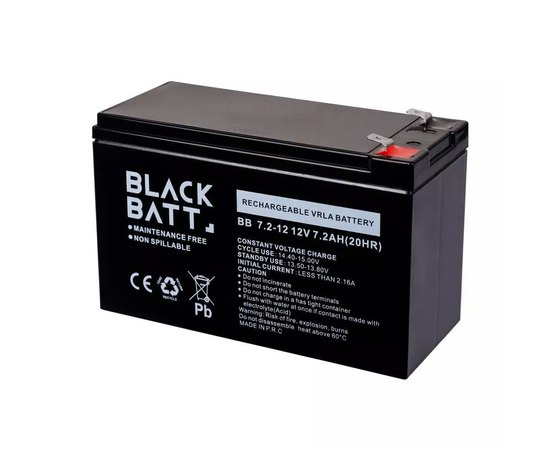 Аккумуляторная батарея Blackbatt BB 09 12V 7.2Ah AGM (6850503)