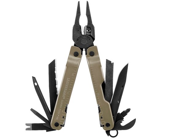 Мультитул Leatherman Super Tool 300 M BLACK / COYOTE 832762, Колір: Black/Coyote