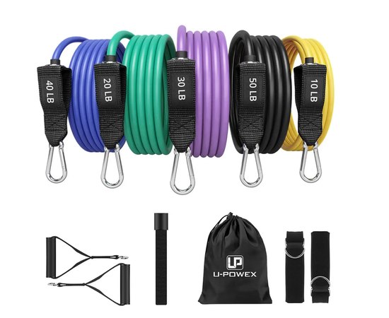 Набір еспандерів U-Powex Resistance bands set 5 шт 150LB (UP_1040_150LB)