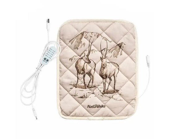 Сидушка-грілка  Camping heating pad Naturehike NH20FCD15 Tibetan Antelope (6927595764350), Колір: Tibetan Antelope