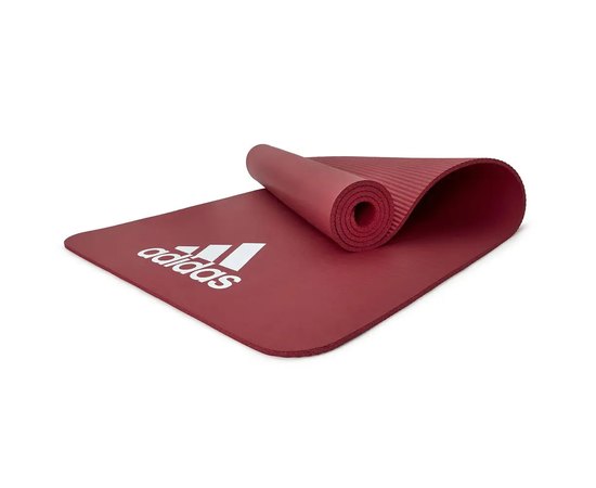 Коврик для фитнеса Adidas Fitness Mat красный 173x61x0.7 см (ADMT-11014RD), Цвет : Красный