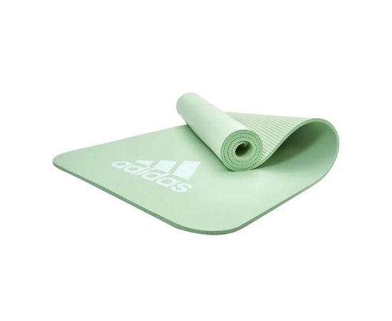 Коврик для фитнеса Adidas Fitness Mat зеленый 173x61x0.7 см (ADMT-11014GN), Цвет : Зелёный