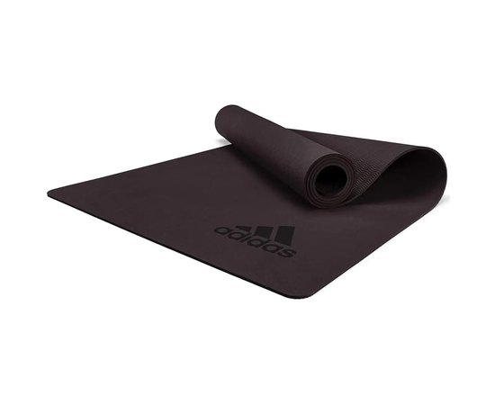 Коврик для йоги Adidas Premium Yoga Mat черный 176х61х0.5 см (ADYG-10300BK), Цвет : Чёрный