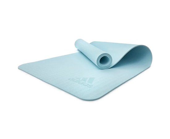 Килимок для йоги Adidas Premium Yoga Mat блакитний 176х61х0.5 см (ADYG-10300BL), Колір: Блакитний