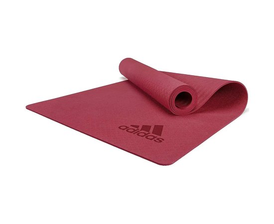 Килимок для йоги Adidas Premium Yoga Mat червоний 176х61х0.5 см (ADYG-10300MR), Колір: Червоний