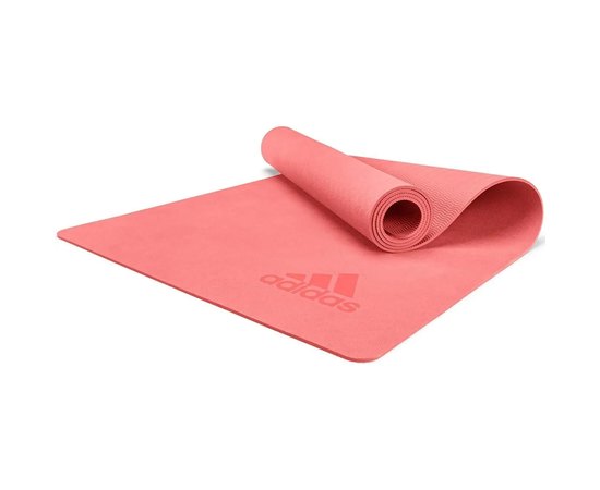 Коврик для йоги Adidas Premium Yoga Mat розовый 176х61х0.5 см (ADYG-10300PK), Цвет : Розовый