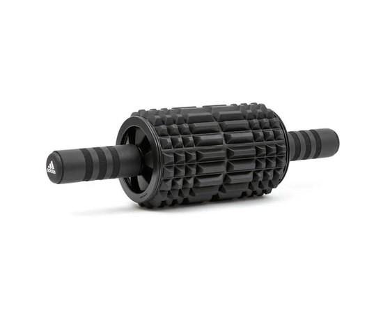 Ролик для фітнесу Adidas Foam Ab Roller чорний 44x12.8x12.8 см (ADAC-11405)