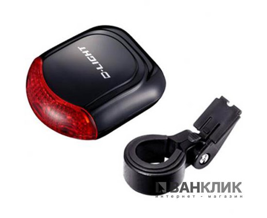 Мигалка CG-623R1 с батарейками, черная, 3 диода, 3 режима 12485